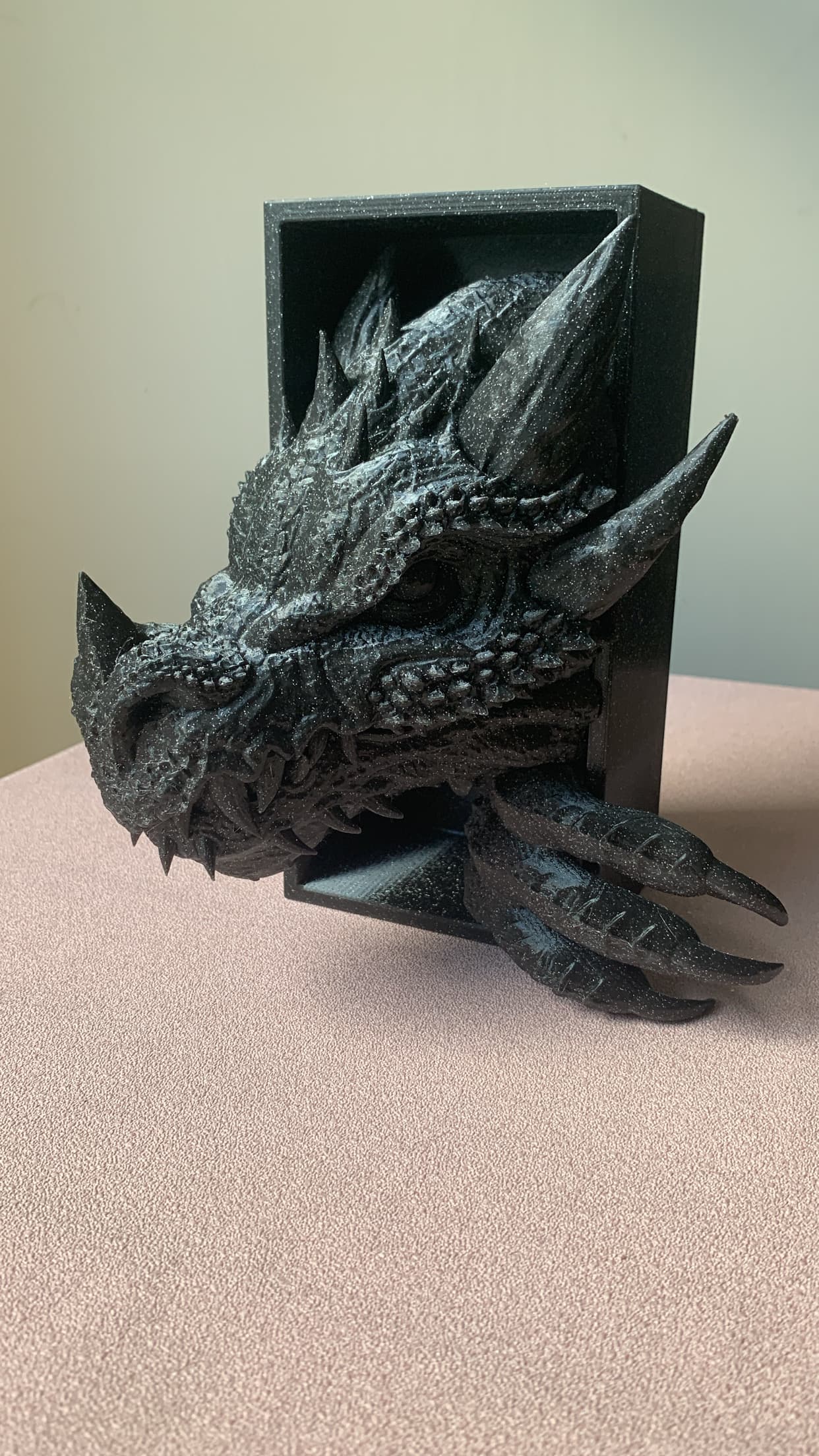 Detale wydruku 3D - smok